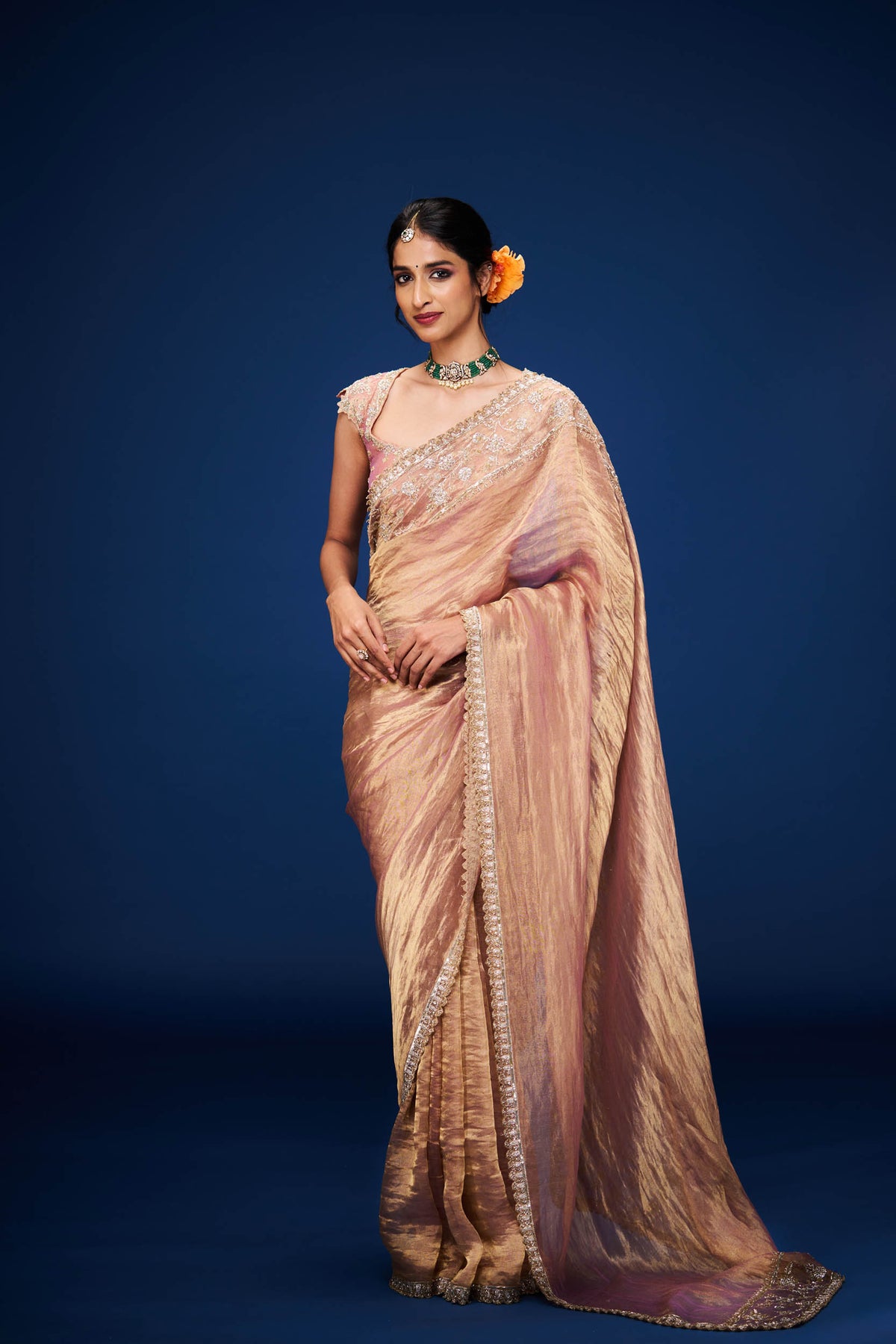 Karnika Tissue Only Saree