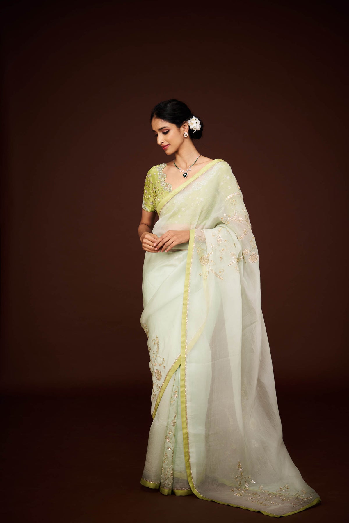 Nilaa Organza Only Saree