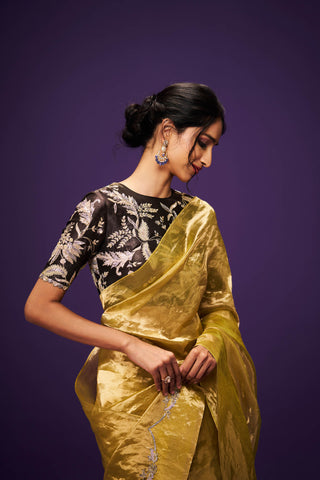 Vanaja Tissue Saree and Blouse Set