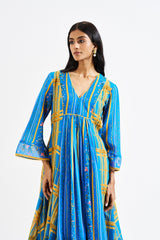 Indie Kurtha set - Blue