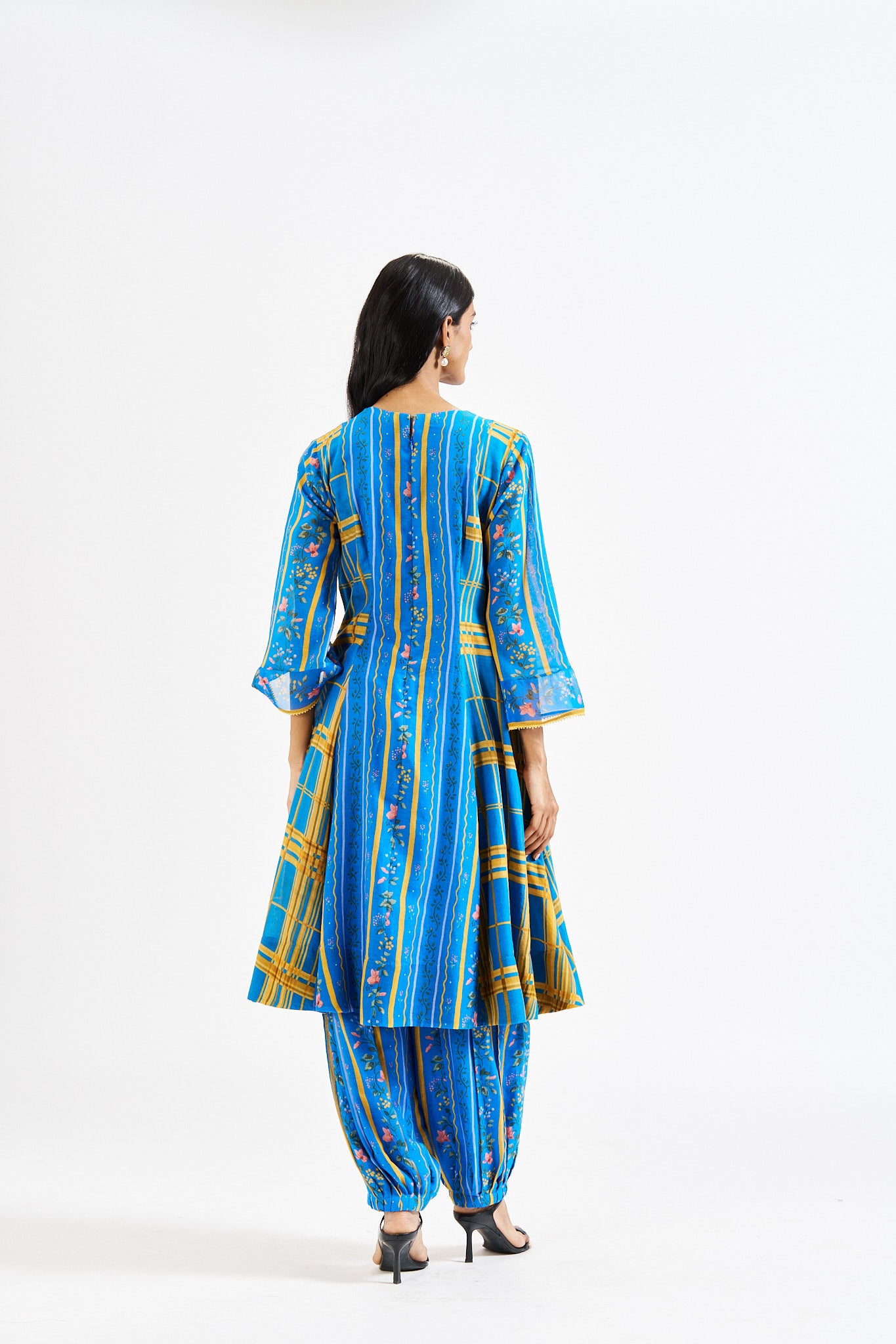 Indie Kurtha set - Blue