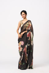 Eshitha Saree Set- Black
