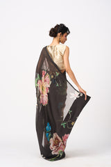 Eshitha Saree Set- Black