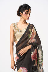 Eshitha Saree Set- Black