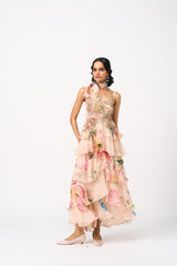Lowkya Dress- Peach