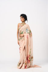 Mansi Saree Set- Peach