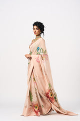 Mansi Saree Set- Peach