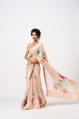 Mansi Saree Set- Peach