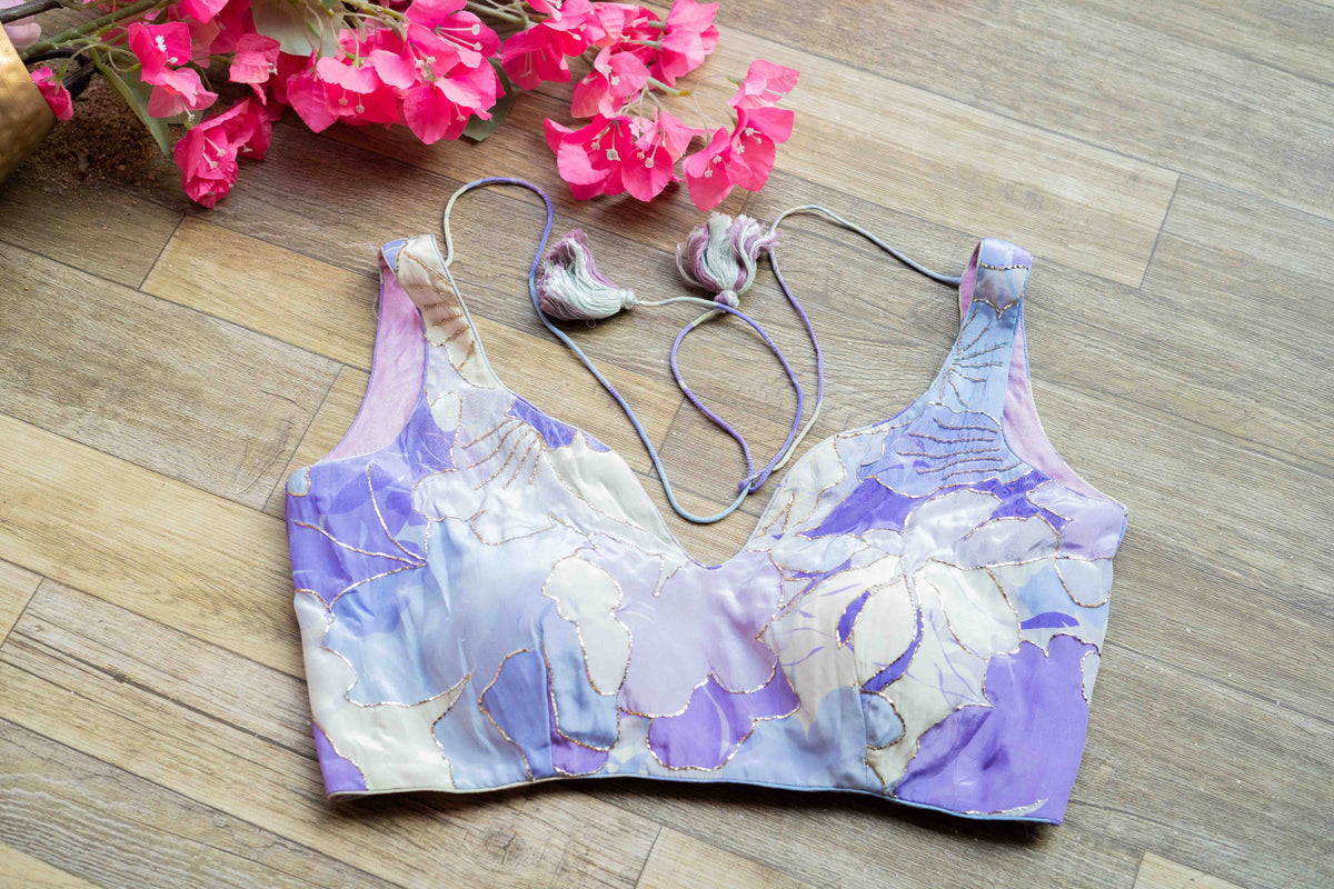 Lavender Flore blouse