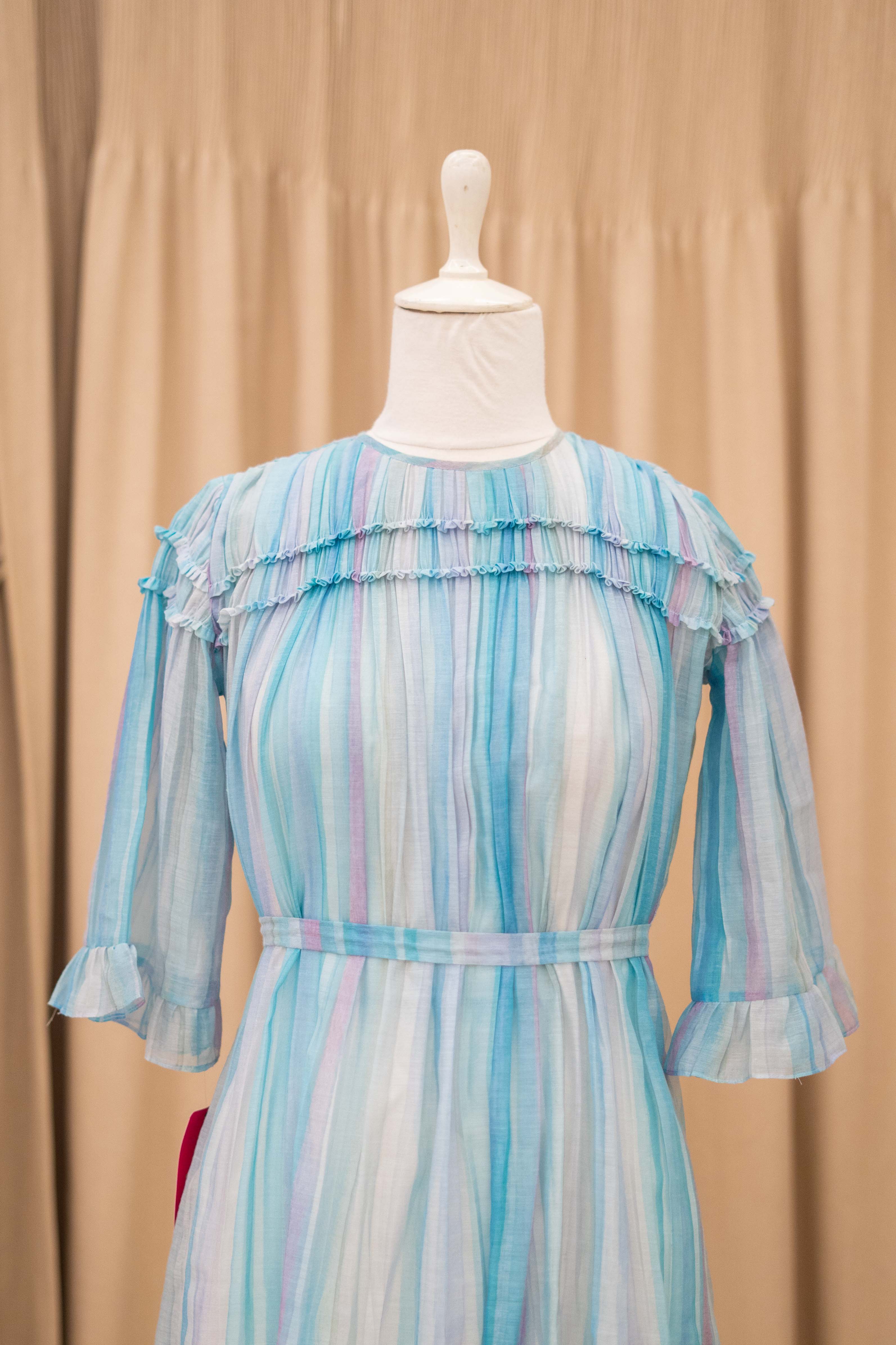 DS - blue stripes dress