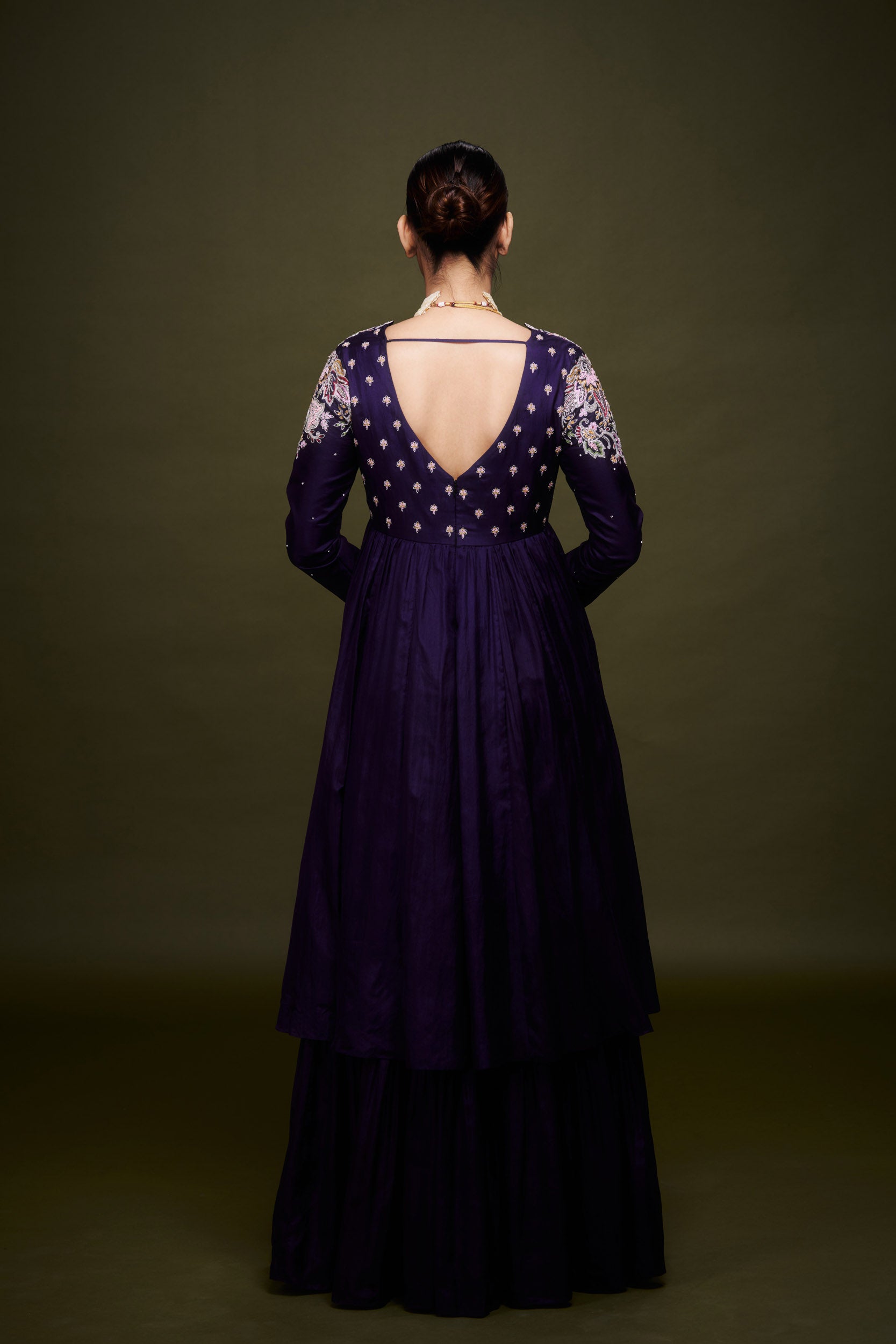 Mahira Amethyst Purple Anarkali