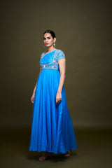 Nida  Blue Anarkali