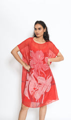 Cora kaftan - Crimson