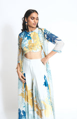 Ariel jacket set- Aqua