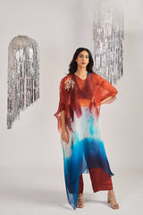 Display Product - DELPHINE OMBRE TYE AND DYE DRESS