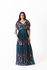 ZAYLA DRESS - DARK GREEN