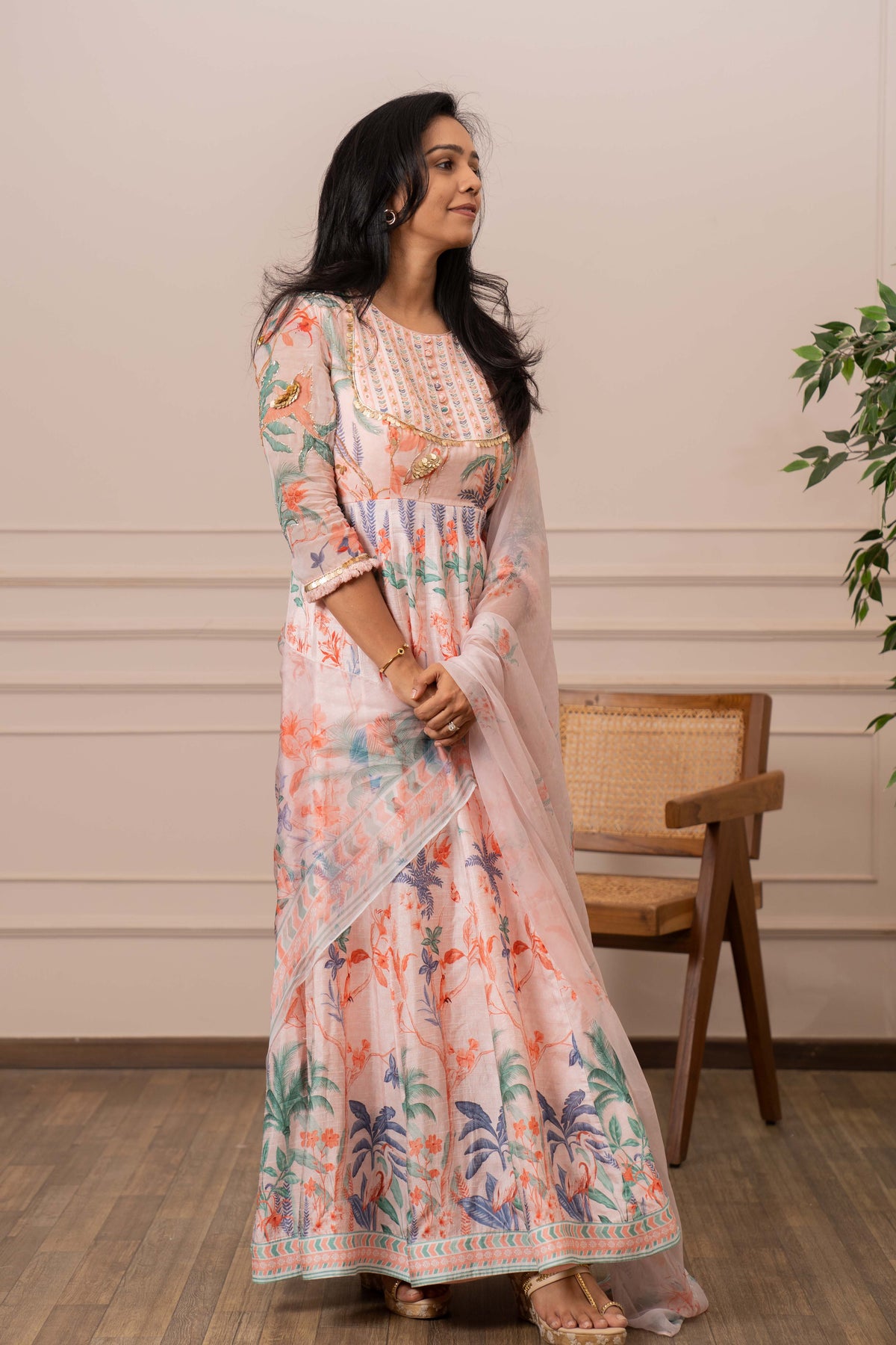 Secret Garden - Peach Anarkali