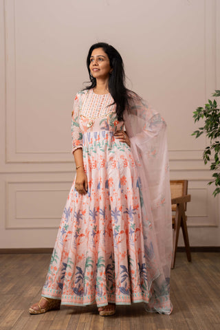 Secret Garden - Peach Anarkali