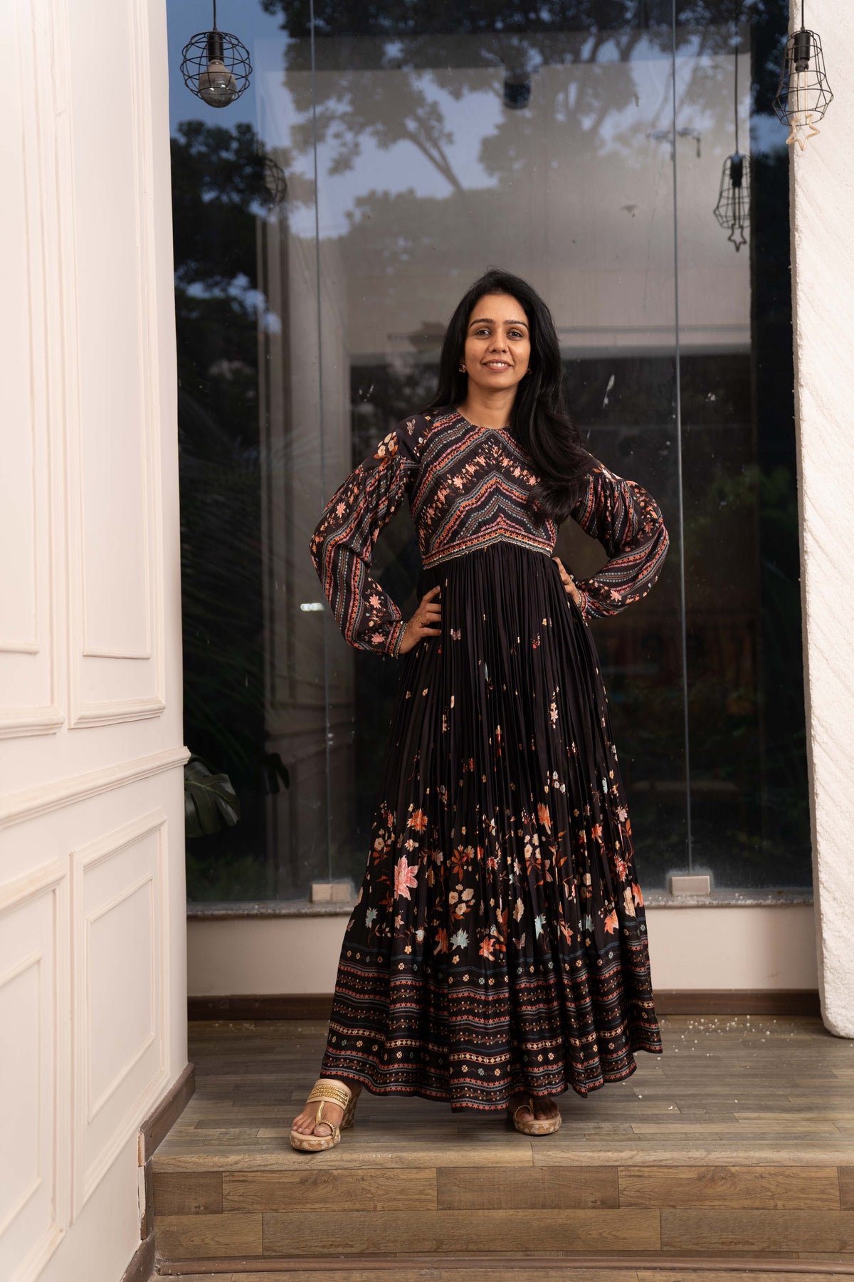 Secret Garden - Black Anarkali