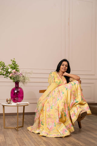 Secret Garden - Yellow Anarkali