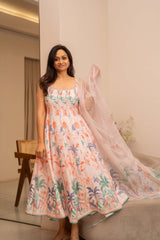 Peach kallis Dress