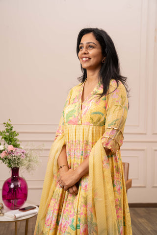 Secret Garden - Yellow Anarkali