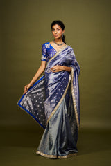 Jwala saree set - Royal blue