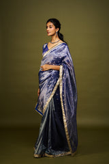 Jwala saree set - Royal blue