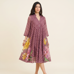 Anahi Dress- Red Wine