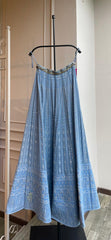 Lavender Blue Lehenga