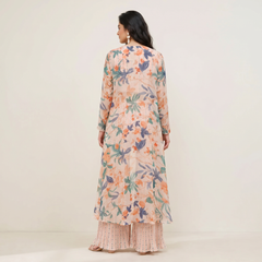 Zahia Peach Cape Set