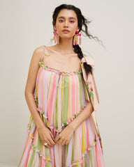 Lona Dress- Pale Beige
