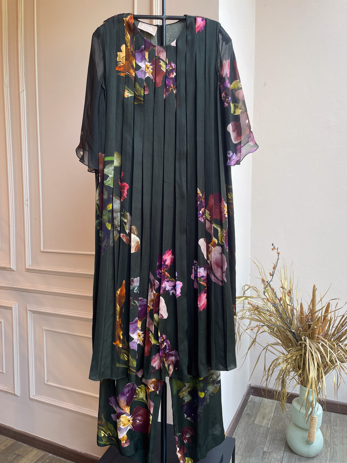 Lora Kurtha set – Bottle green