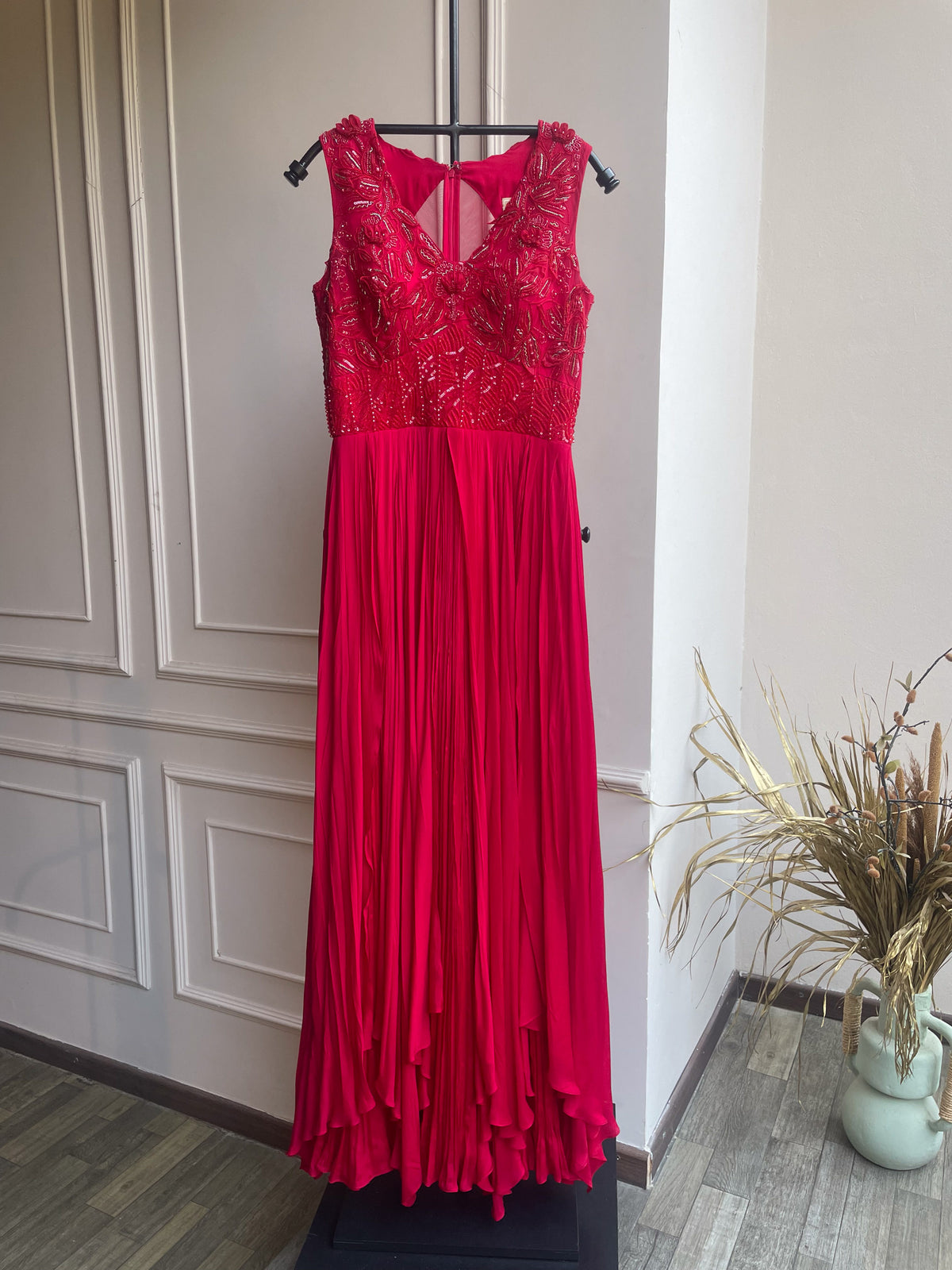 MARGARET GOWN - SCARLET