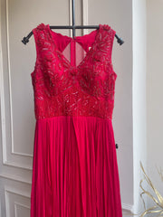 MARGARET GOWN - SCARLET