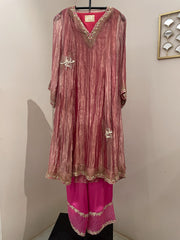 Malaya Pink Kurti Set