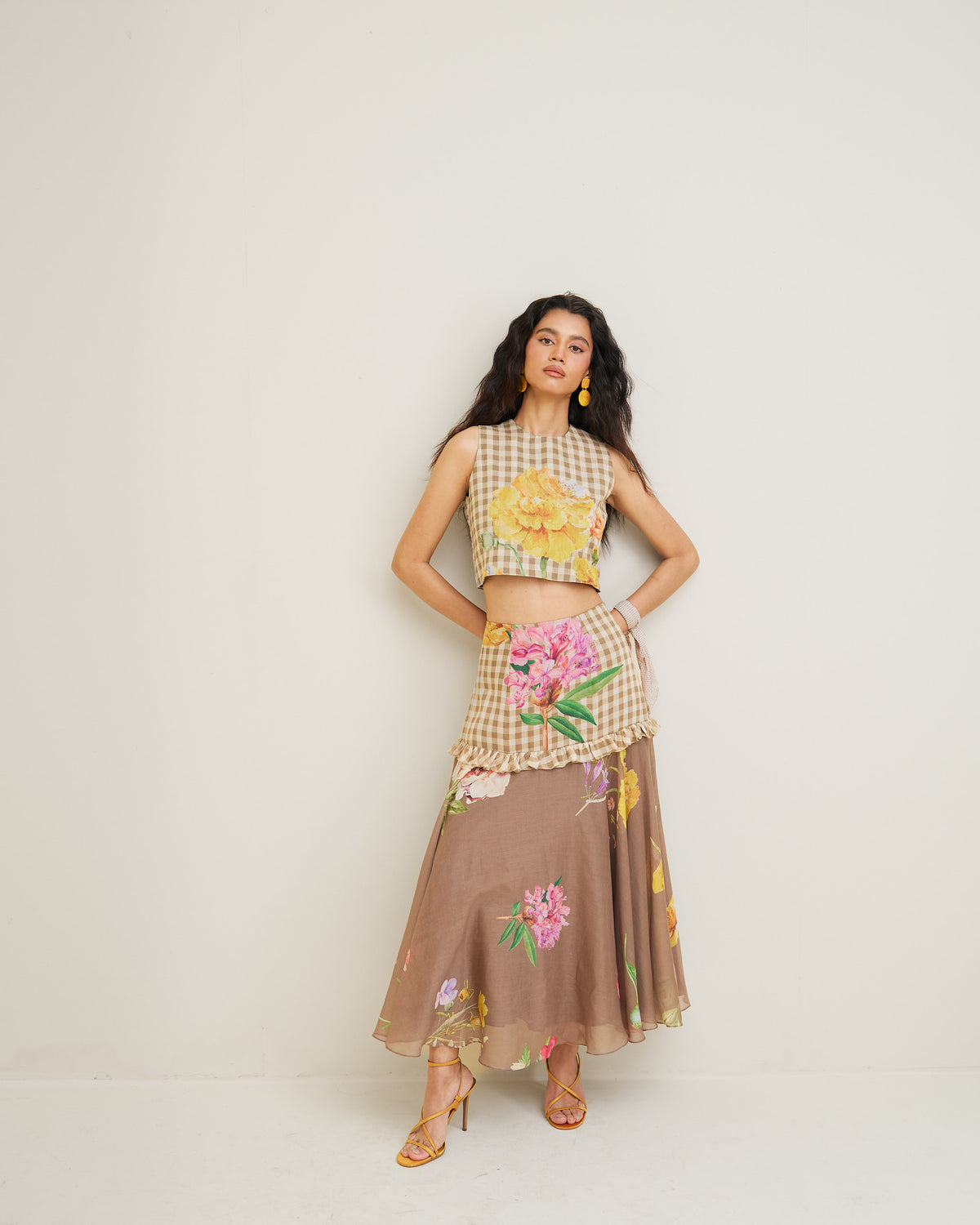 Meona Co Ord Set- Wood Brown