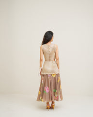 Meona Co Ord Set- Wood Brown