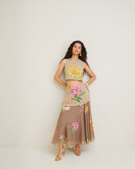 Meona Co Ord Set- Wood Brown