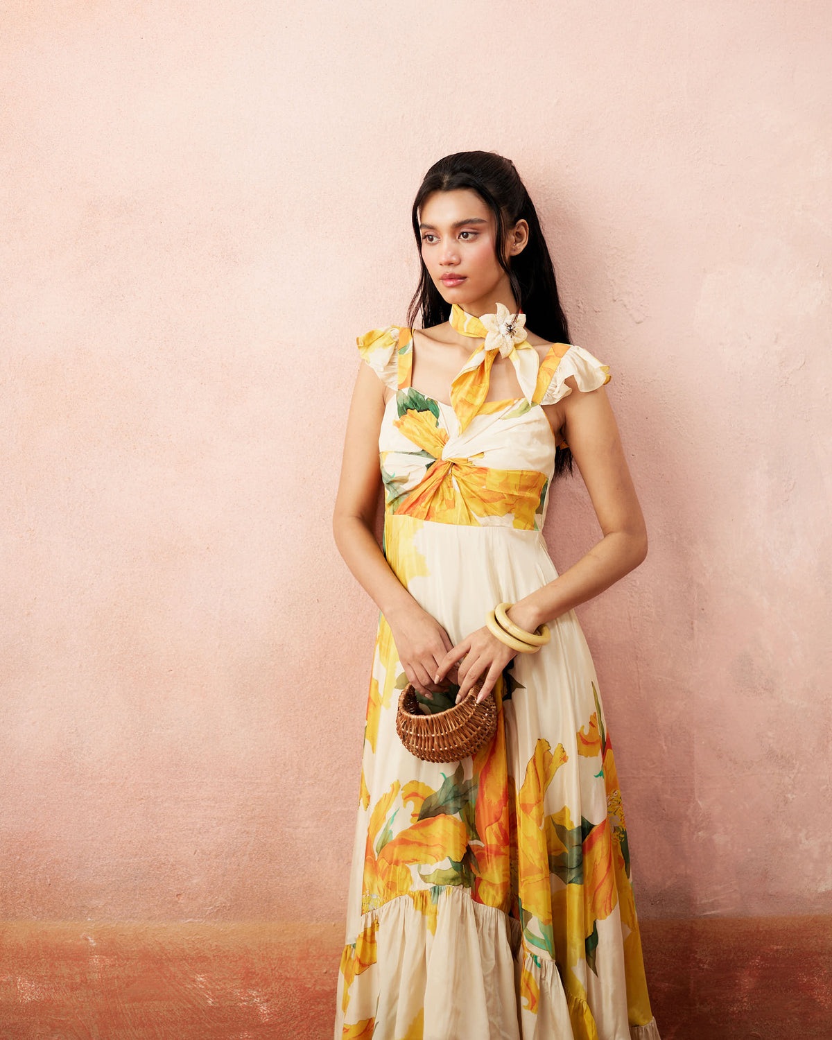 Naira Dress- Honey Cream