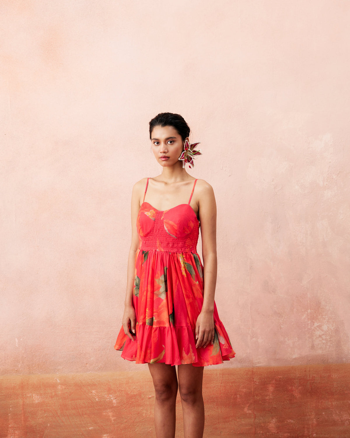 Nikki Dress- Peony Pink