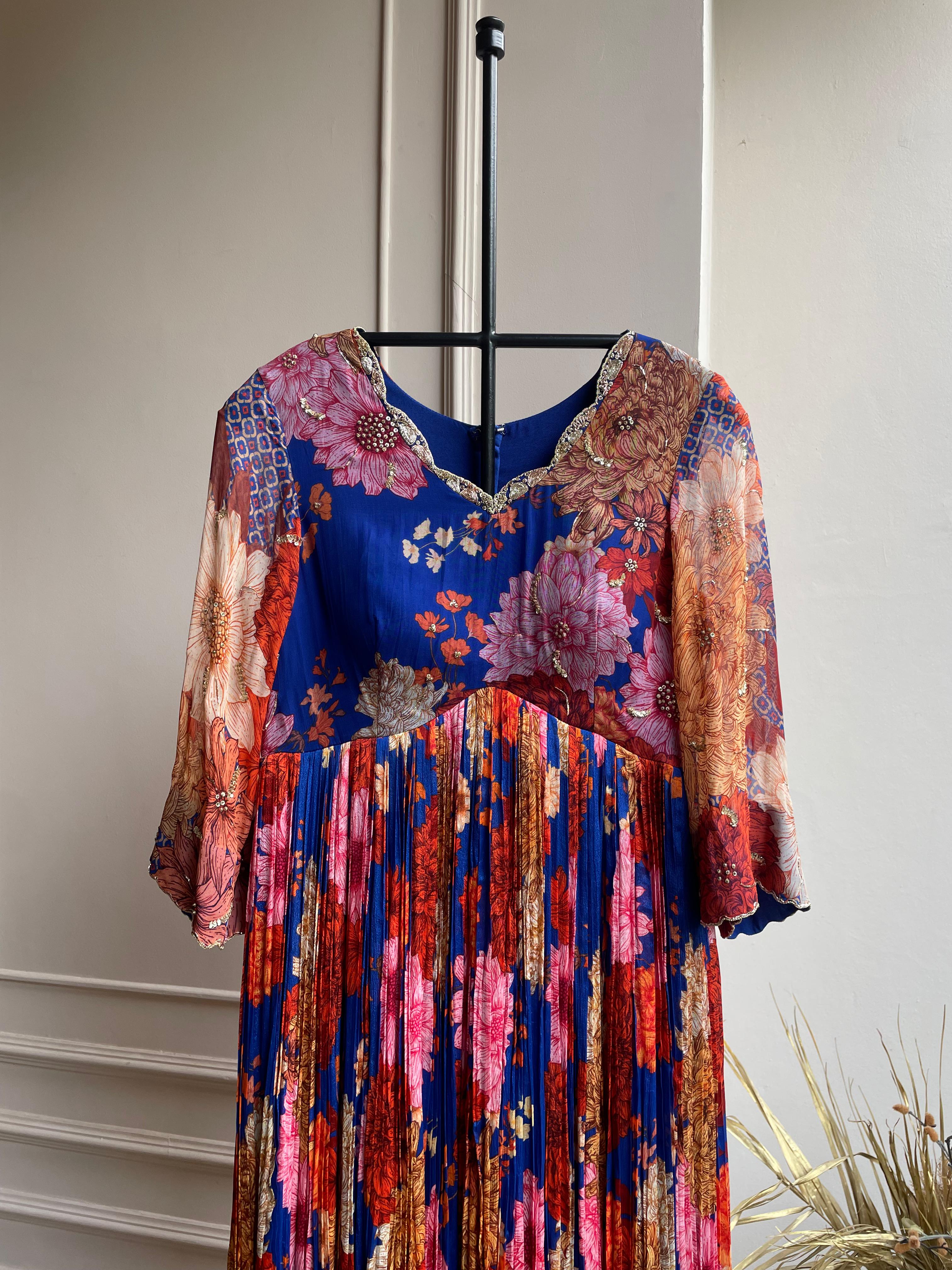 Nima Top and Pant set - Blue