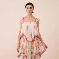 Arnica Layered Dress-Ivory