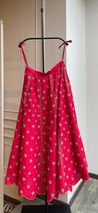 Red Embellished Lehenga