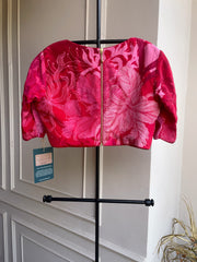 Red Floral Blouse