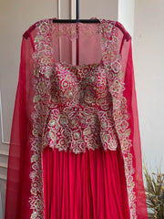 Red Peplum - RUHANI