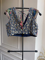 Reyah Blouse - Navy Blue