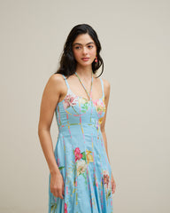 Ribhya Dress- Ice Blue