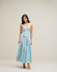 Ribhya Dress- Ice Blue