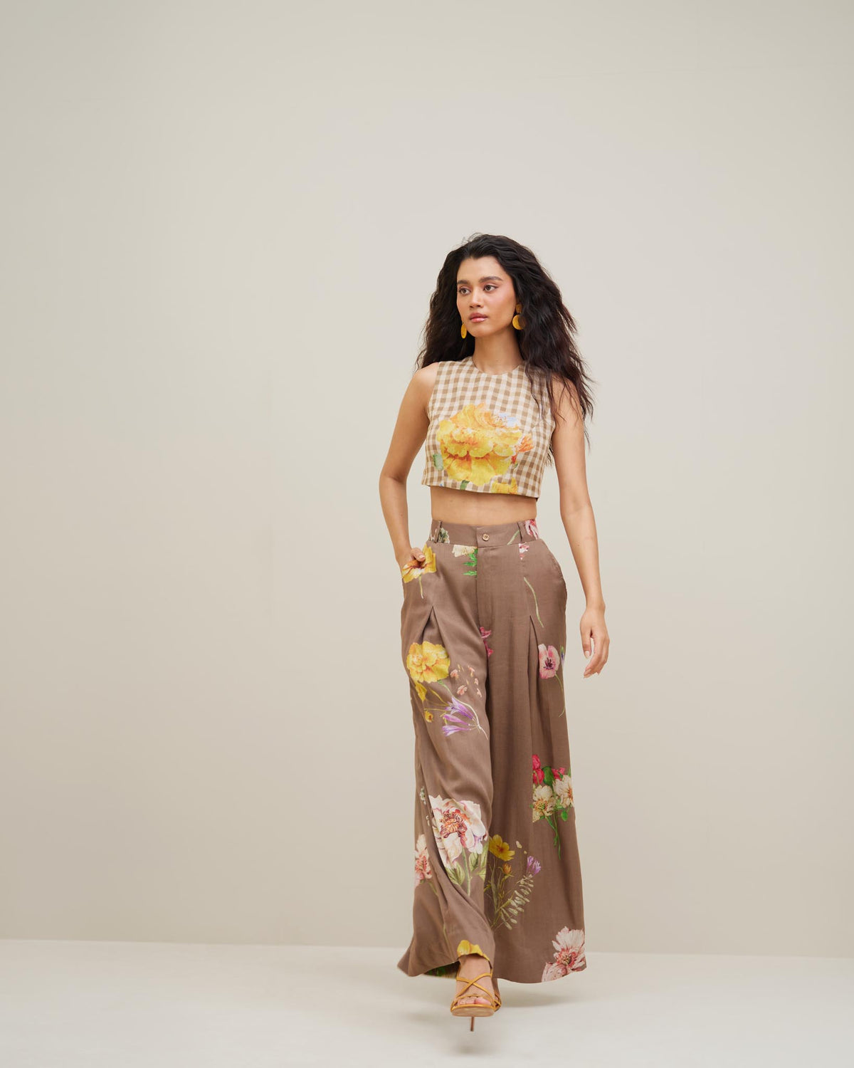 Rita Co Ord Set- Wood Brown
